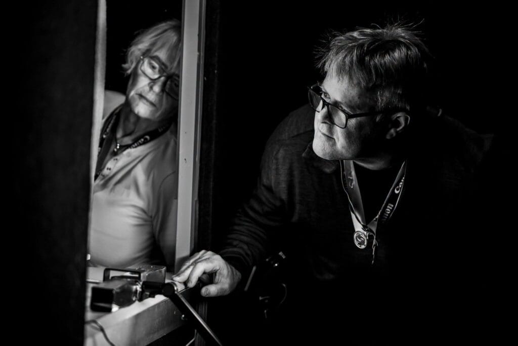 Tony Stewart judging Iris awards at the 2026 Professional phootography awards in Christchurch.